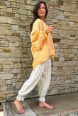 Mimi Pillow Cotton Batwing Blouse Tuscan Sun